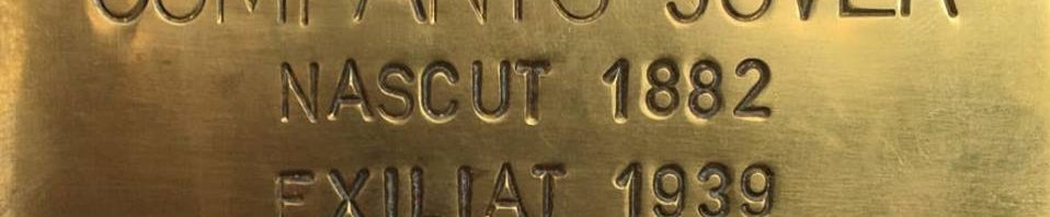 Stolperstein für Lluis Companys in Barcelona