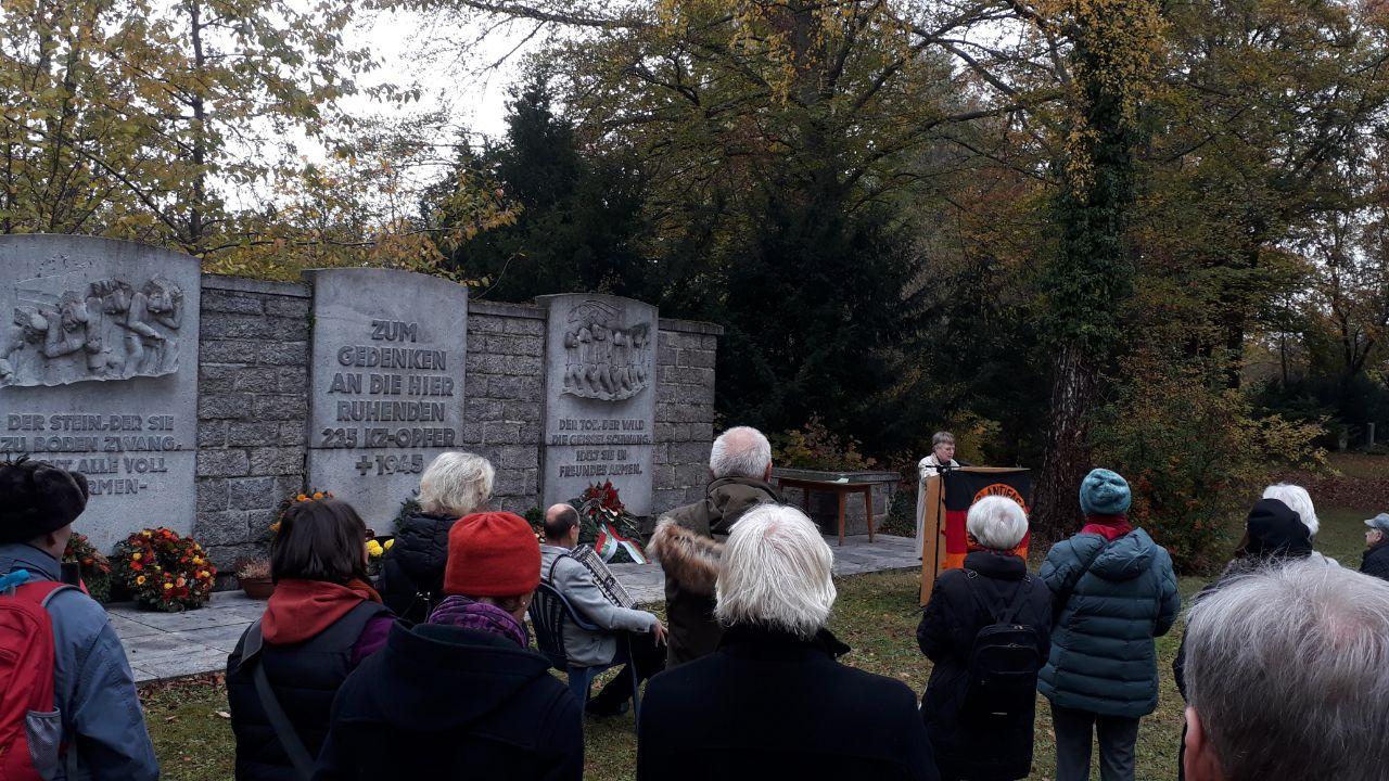 Gedenken auf dem Augsburger Westfriedhof. Foto: CS
