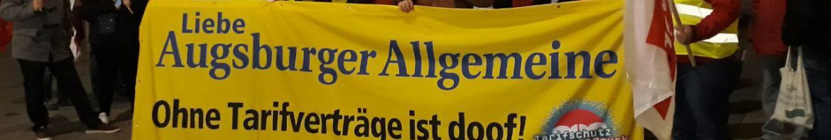 ver.di Protest beim Presseball, 10.11.2018